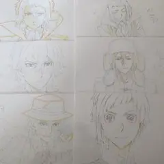 文豪ストレイドッグス アニメイト特典 ポストカード６種