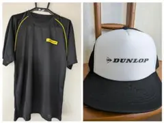 6.DUNLOP ブラック Tシャツ &帽子　新品未使用