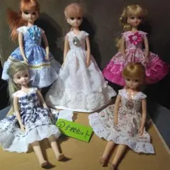 リカちゃん服　②　5枚(セット）