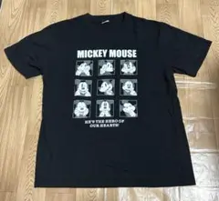 ミッキーマウス　Tシャツ　Mサイズ　ブラック