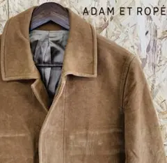 美品 ADAM ET ROPE アダムエロペ スエード ステンカラーコート