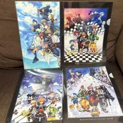 キングダムハーツ クリアファイルセット　KINGDOM HEARTS 2 II