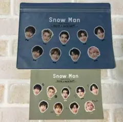 SnowMan カレンダー 2023 特典 ハガキ クリア ポーチ 2点セット
