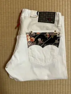 ETERNAL エターナル　備中倉敷工房　W32 24543 ホワイト一部茶シミ