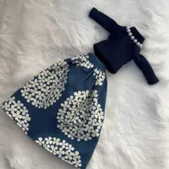 22cmドール着せ替え服スカート トップス2点セット