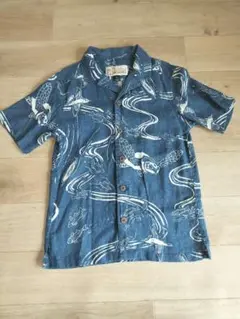 Patagonia　pataloha 魚プリント 半袖シャツ S