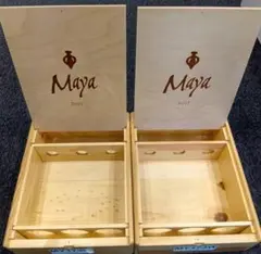 【Maya／マヤ 2017】 ワイン木箱（空箱）3本用　※価格は1箱分