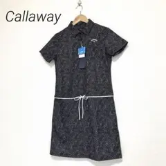 Callaway キャロウェイタグ付き　ポロワンピース　総柄