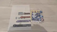 鉄道　缶バッジ　マグネット　クリアファイル