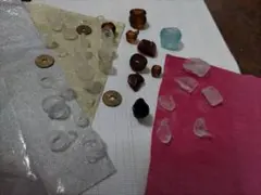 天然シーグラスレア瓶の口