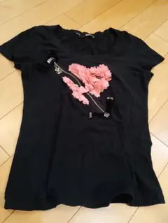 LOVE MOSCHINO ブラック半袖Tシャツ サイズ8