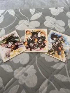 ドラゴンボール 色紙art 孫悟空　孫悟飯　孫悟天　神龍