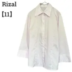 【タグ付】Rizal レディース M相当 シャツ♡薄手 大人女子♡AS 薄紫
