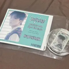BOYNEXTDOOR ボネクドWoonhak ラベル缶アクキー付き