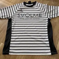 SVOLME ストライプ 半袖Tシャツ　M
