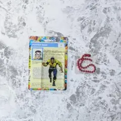 マーベル　MARVEL　パワーマン　ブリスター風アクリルキーチェーン