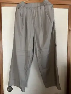 レディースルーズフィットドレープ ワイドレッグパンツL 新品未使用