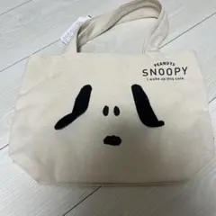 PEANUTS スヌーピートートバッグ クリーム色
