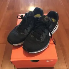 ナイキ NIKE ズーム ペガサス ZOOM PEGASUS 34 黒 24㎝