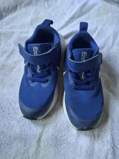 Nike 青色 スニーカー マジックテープ付き