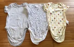 UNIQLO / ロンパース肌着3枚set / 80