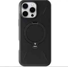 iPhone 16pro 用 マグネット式スタンド付きケース ブラック