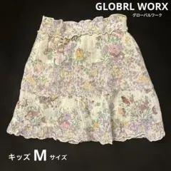 GLOBRL WORX【グローバルワーク】花柄フリルスカート 100cm