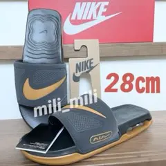 NIKE／【ブラック×キャメル】エアマックス　シロ　スライド　ナイキ　28.0㎝
