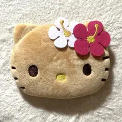 ハローキティ　日焼けキティ　一番くじ　顔型ポーチ