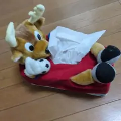 アントラーズ鹿のぬいぐるみティッシュボックス