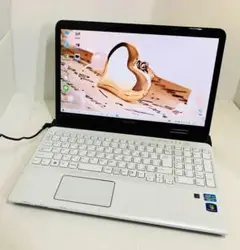 【爆速】SONY/VAIO/ノートパソコン/Windows10/白