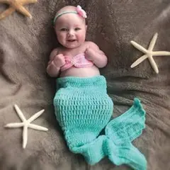 赤ちゃん用人魚の尾コスチューム　ニューボン　人魚