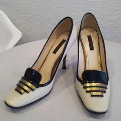 ☆美品☆ルイヴィトン パンプス36 1/2アンティーク風デザイン 23.5㎝
