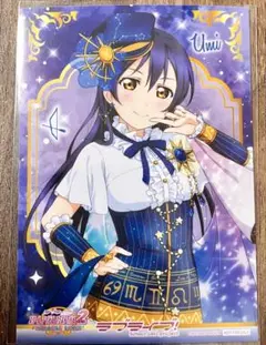 園田海未　ブロマイド　ラブライブ　お台場　スクフェス　μ's　星座