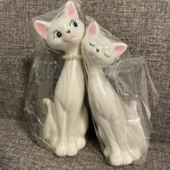 ねこ　陶器　置物　【日本製】新品未使用