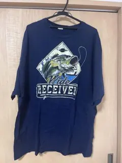 フィッシングTシャツ ネイビー Lサイズ