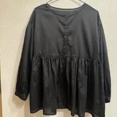 URBEN RESEARCH DOORS 長袖フレアシャツ ブラック