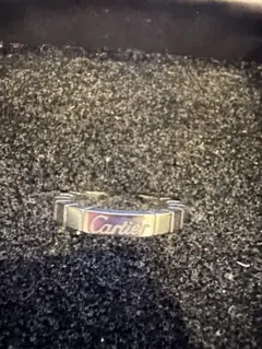 カルティエ Cartier K18WGラニエールリング 750 51号