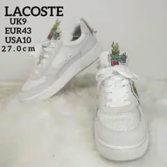 LACOSTE　ラコステ　グラフィック　ワッペン　スニーカー　シューズ　ホワイト