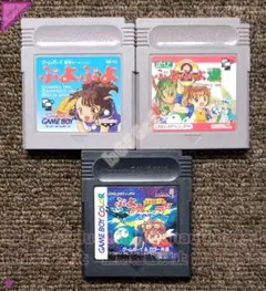 ●GBソフト ぷよぷよ ＋通 ＋ 外伝 ぷよウォーズ (各箱説なし)