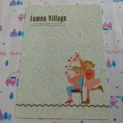 レトロ　レモンビレッジ　Lemon Village　下敷き　ビクトリアファンシー