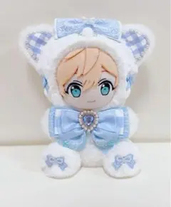 おすわり♥ぬい服♥着ぐるみ♥16cm♥ねこ♥バックチャーム付き♥X50