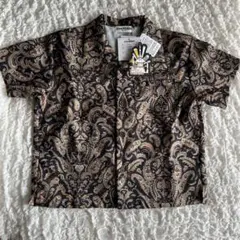 【新品未使用】Little Weekend ペイズリー柄シャツ　110