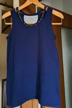 iriey アイリー　タンクトップ　紺　M