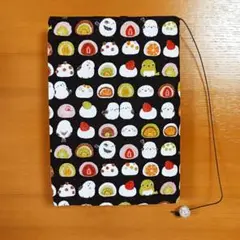 【新作】文庫本ブックカバー♡シマエナガと和菓子