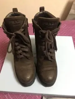 PRADA プラダ ショートブーツ 37 スニーカー