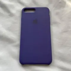 iPhone8plus 純正シリコンケース紫
