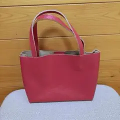 値下げ❣️新品未使用⭐︎Leilian レリアン　牛革ミニトートバッグ