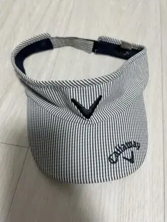 Callaway ストライプ バイザー M