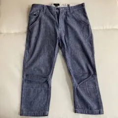 FIFTY PERCENT ストライプ ワークパンツ Lサイズ